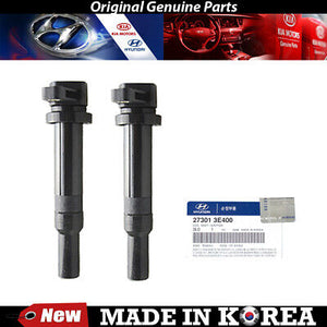 Genuine Ignition Coil Set 2PCS 06-10 for Hyundai Santa Fe/ Kia Optima Rondo 2.7L