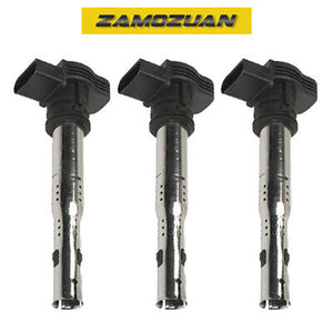 OEM Quality Ignition Coil 3PCS. 2006-2017 for Audi A3 A4 A5 VW Beetle Golf Jetta