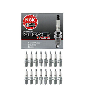NGK V-Power Racing Spark Plug Set 16PCS. Nitrous Turbo Supercharged 5238 R5671A9