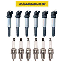 Load image into Gallery viewer, Ignition Coil &amp; Platinum Spark Plug 6PCS 2001-2006 for BMW 320 525 X3 X5 Z4