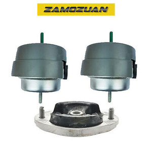 Front L & R Engine & Trans Mount 3PCS 2007-2009 for Audi A4 2.0L Convertible