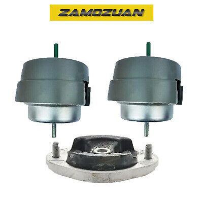 Front L & R Engine & Trans Mount 3PCS 2007-2009 for Audi A4 2.0L Convertible