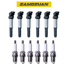 Load image into Gallery viewer, Ignition Coil &amp; Platinum Spark Plug 6PCS 2001-2006 for BMW 320 330 525 X3 X5 Z4