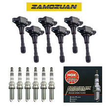 Load image into Gallery viewer, Ignition Coil &amp; NGK Spark Plug Set 6PCS. 07-20 for Infiniti Nissan UF550 93501