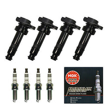 Load image into Gallery viewer, Ignition Coil &amp; NGK Iridium IX Spark Plug 4PCS. 2010-2011 for Kia Soul 1.6L L4