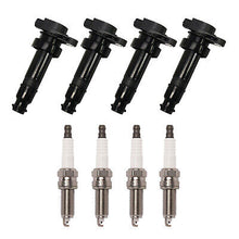 Load image into Gallery viewer, Ignition Coil &amp; Iridium Spark Plug Set 4PCS. 2010-2011 for Kia Soul 1.6L L4