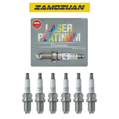 NGK Laser Platinum Spark Plug 6PCS 92-13 for Audi BMW Mini Porsche 3199 BKR6EQUP