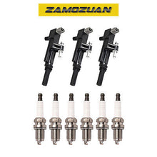 Load image into Gallery viewer, Ignition Coil &amp; Platinum Spark Plugs 6PCS 2009-2012 for Dodge Jeep Mitsubishi