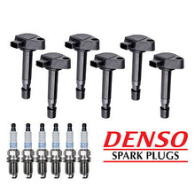 Load image into Gallery viewer, Ignition Coil &amp; Denso Platinum TT Spark Plug 6PCS for Acura RL TL/ Accord V6