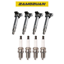 Load image into Gallery viewer, Ignition Coil &amp; Platinum Spark Plug 4PCS 2000-2004 for Toyota Tacoma 2.4L 2.7L