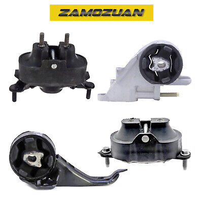 Engine & Trans Mount Set 4PCS. 2008-2010 Pontiac G6 3.5L Coupe/Sedan for Auto.