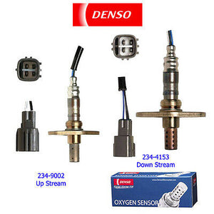 Denso Oxygen Sensor Set 2PCS. for 99-00 Toyota 4Runner 3.4L 234-9002  234-4153