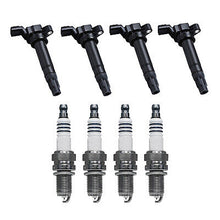 Load image into Gallery viewer, Ignition Coil &amp; Iridium Spark Plug 4PCS 2013-2015 for Chevrolet Spark 1.2L L4