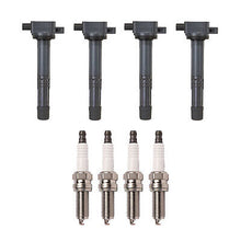 Load image into Gallery viewer, Ignition Coil &amp; Platinum Spark Plug 4PCS 10-15 for Acura ILX, Honda Accord Civic
