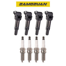 Load image into Gallery viewer, Ignition Coil &amp; Platinum Spark Plug 4PCS. 2012-2017 for Hyundai / Kia 1.8L 2.0L