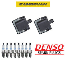 Load image into Gallery viewer, Ignition Coil &amp; Denso Platinum TT Spark Plug 8PCS Set for 90-97 Lexus LS/SC 400