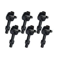 Load image into Gallery viewer, Ignition Coil 6PCS. for 1992-1997 Volvo S90, 960, V90 2.9L L6, UF167, 7805-9651