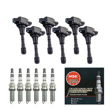 Load image into Gallery viewer, Ignition Coil &amp; NGK Spark Plug Set 6PCS. 07-20 for Infiniti Nissan UF550 93501