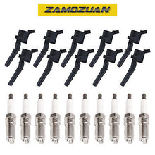Load image into Gallery viewer, Ignition Coil &amp; Platinum Spark Plug 10PCS 1997-2017 for Ford / Mercury / Lincoln