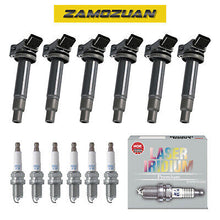 Load image into Gallery viewer, Ignition Coil &amp; NGK Laser Iridium Spark Plug 6PCS 1999-2006 for Lexus Toyota