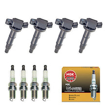 Load image into Gallery viewer, Ignition Coil &amp; NGK Platinum Spark Plug 4PCS. 2000-2008 for Pontiac Toyota Chevy