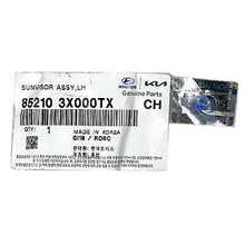 Load image into Gallery viewer, Genuine Left Driver Side Sun Visor 2011-2015 for Hyundai Elantra 852103X000TX