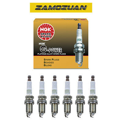 NGK G-Power Spark Plug 6PCS for Acura BMW Chevy Dodge Ford Jeep Ram 7100 ZFR6FGP