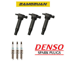 Load image into Gallery viewer, Ignition Coil &amp; Denso Iridium Power Spark Plug 3PCS for 11-15 Smart Fortwo L3