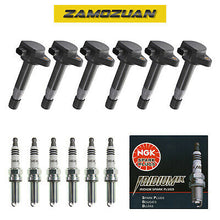 Load image into Gallery viewer, Ignition Coil &amp; NGK Spark Plug Set 6PCS. 2008-2014 for Acura Honda UF603 93175