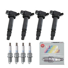 Load image into Gallery viewer, Ignition Coil &amp; NGK Spark Plug 4PCS 2007-2009 for Scion xB Toyota Solara 2.4L L4