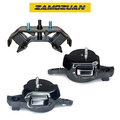 Front L & R Engine & Trans Mount 3PCS 12-17 for Subaru XV Crosstrek Impreza 2.0L