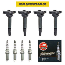 Load image into Gallery viewer, Ignition Coil &amp; NGK Iridium Spark Plug 4PCS 08-15 for Lexus Toyota Scion Pontiac