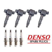 Load image into Gallery viewer, Ignition Coil &amp; Denso Platinum Spark Plug 4PCS for Toyota Celica Corolla Matrix