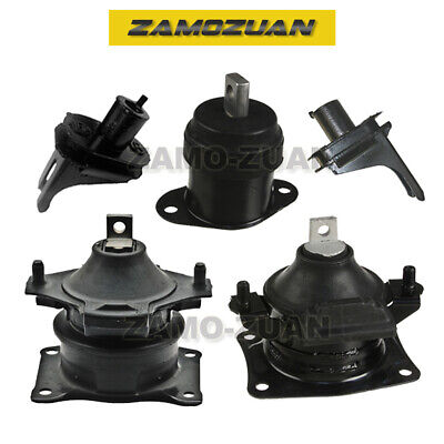 Engine & Trans Mount 5PCS. 03-07 Honda Accord / 04-08 Acura TSX 2.4L for Auto.