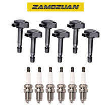 Load image into Gallery viewer, Ignition Coil &amp; Platinum Spark Plug 6PCS 2003-2008 for Acura RL TL/ Honda Accord
