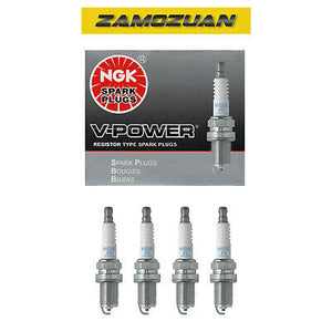 NGK V-Power Resistor Spark Plug Set 4PCS. 2756 BKR6E-11