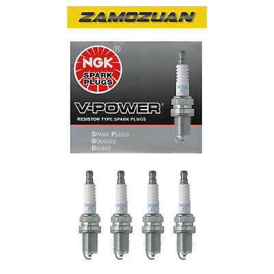 NGK V-Power Resistor Spark Plug Set 4PCS. 2756 BKR6E-11
