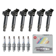 Load image into Gallery viewer, Ignition Coil &amp; NGK Laser Iridium Spark Plug 6PCS 1999-2006 for Lexus Toyota
