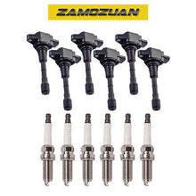 Load image into Gallery viewer, Ignition Coil &amp; Iridium Spark Plug Set 6PCS. 2007-2020 for Infiniti / Nissan V6