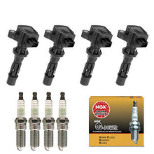 Load image into Gallery viewer, Ignition Coil &amp; NGK Platinum Spark Plug 4PCS 2006-2009 for Ford, Mercury 2.3L L4
