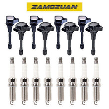 Load image into Gallery viewer, Ignition Coil &amp; Copper Spark Plug 8PCS. 2011-2020 for Infiniti / Nissan 5.6L V8