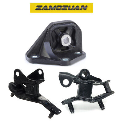 Front, Upper & Rear Trans mount Set 3PCS. 03-07 for Honda Accord 2.4L for Auto.