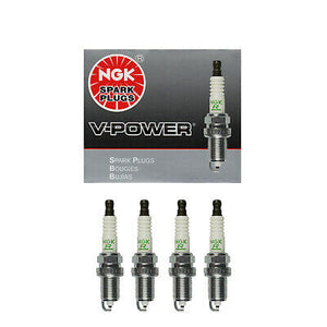 NGK V-Power Spark Plug 4PCS 90-20 for Acura Dodge Honda Hyundai 2262 ZFR5F11
