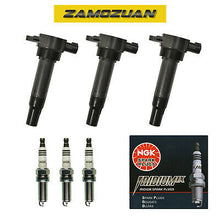 Load image into Gallery viewer, Ignition Coil &amp; NGK Spark Plug Set 3PCS. 08-15 for Smart Fortwo 1.0L UF681 93911