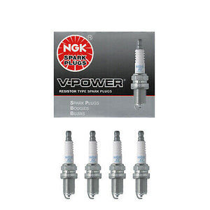 NGK V-Power Resistor Spark Plug Set 4PCS. 2756 BKR6E-11