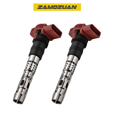 OEM Quality Ignition Coil 2PCS 2003-2009 for Audi A6 /A8 / Allroad Quattro 4.2L