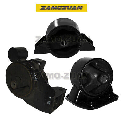 Engine & Trans Mount Set 3PCS. 95-96 for Eagle Summit 1.8L Wagon 2WD. for Auto.