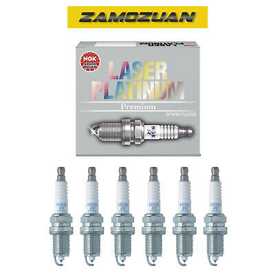 NGK Laser Platinum Spark Plug 6PCS for Chrysler Dodge Plymouth 7781 ZFR5LP13G