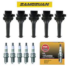 Load image into Gallery viewer, Ignition Coil &amp; NGK Platinum Spark Plugs 5PCS 99-06 for Volvo C70 S60 S70 XC70