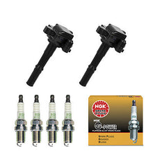 Load image into Gallery viewer, Ignition Coil &amp; NGK Platinum Spark Plug Set 1995-1999 for Toyota Paseo Tercel L4